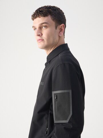 BOSSRegular Fit Košulja 'B_Lite_L' - crna boja