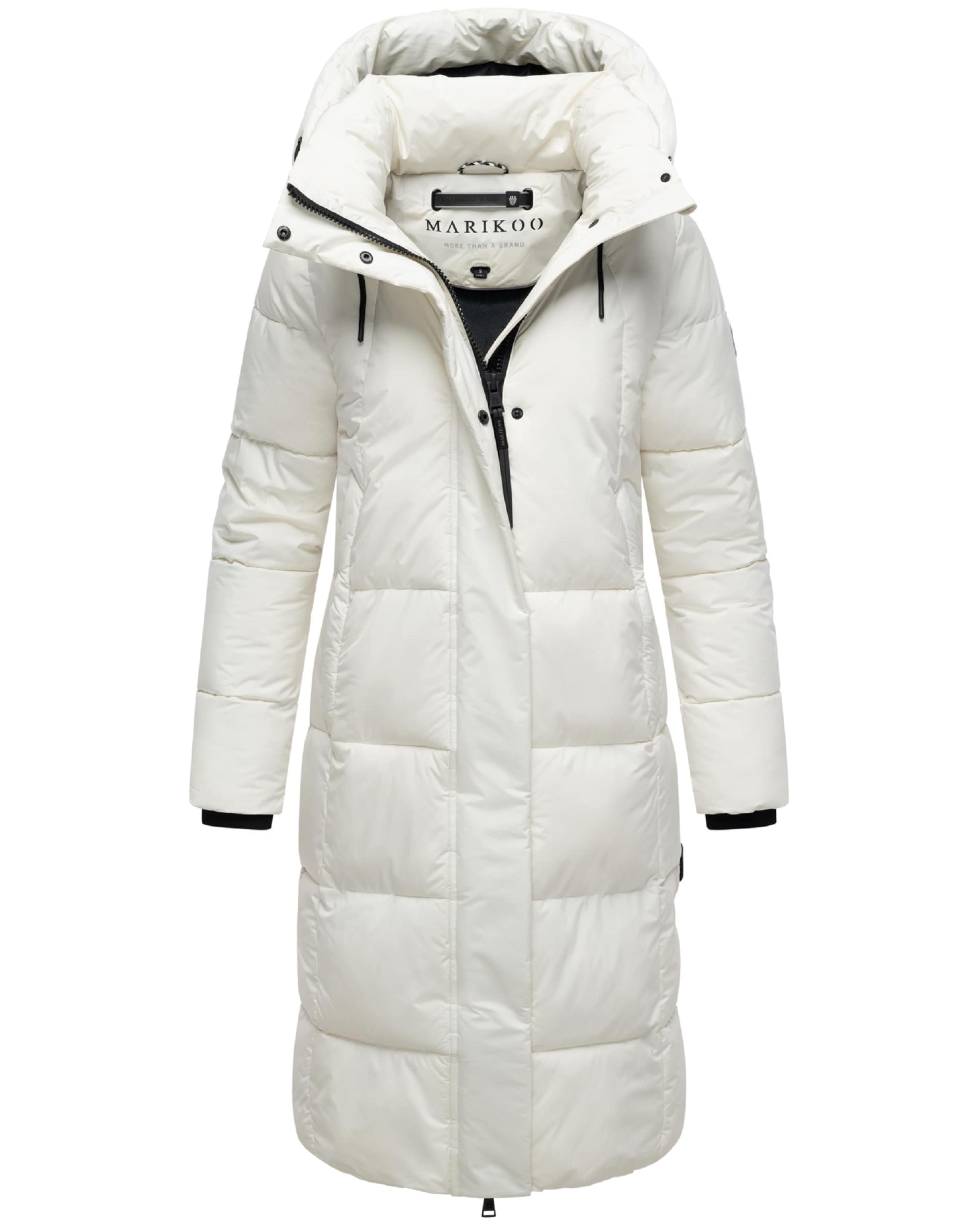 MARIKOO Winter Coat 'Chumanii XVI' in White