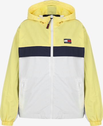 Tommy Jeans Between-Season Jacket 'Chicago' in Yellow: front