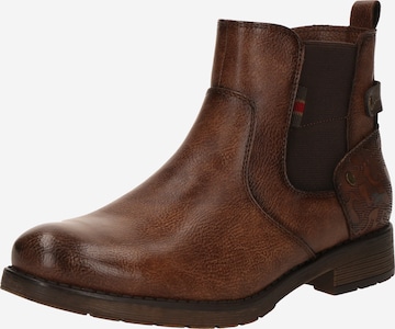 Bottines 'Elfi' MUSTANG en marron : devant