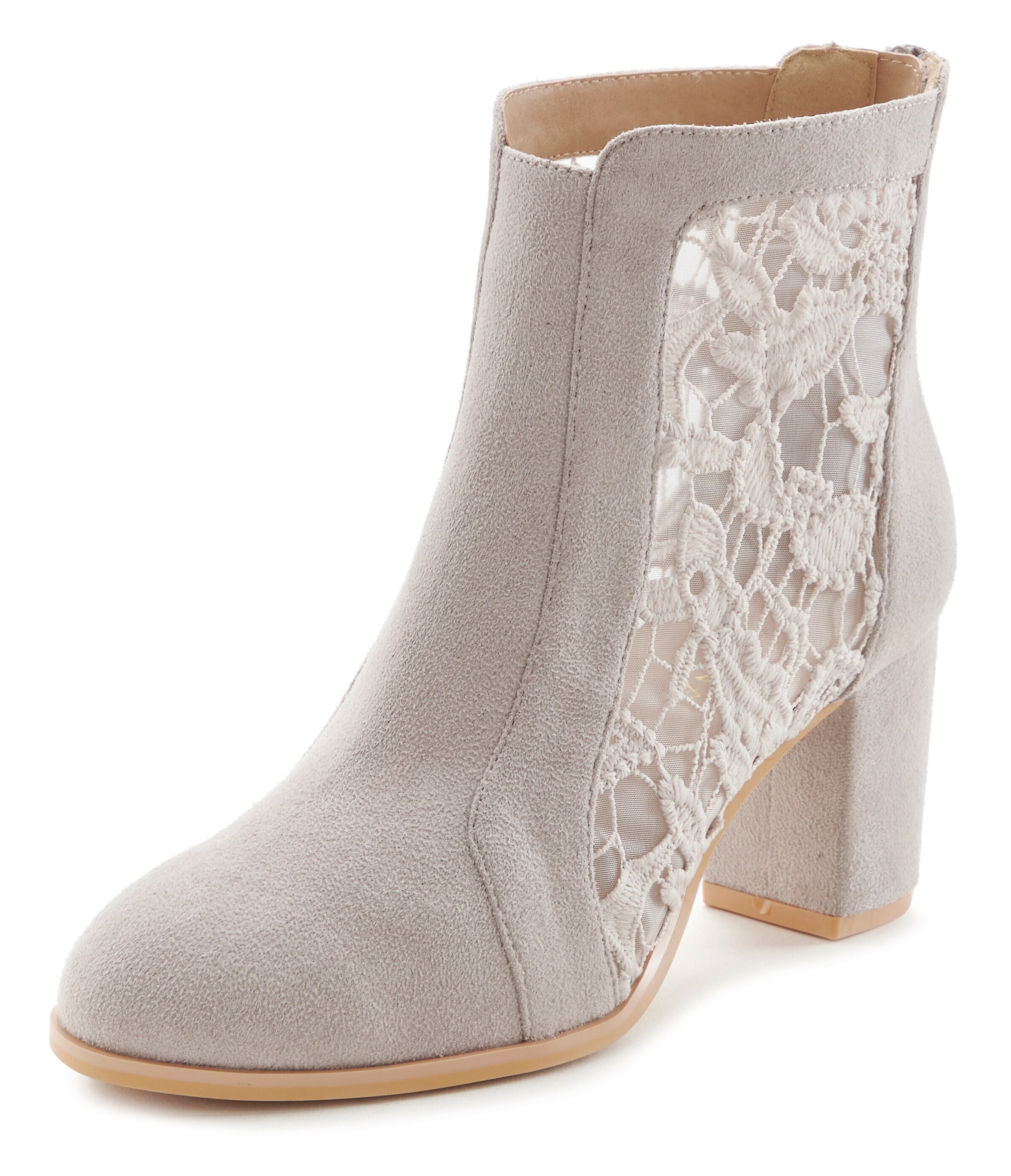 LASCANA Stiefelette in Grau: Vorderseite