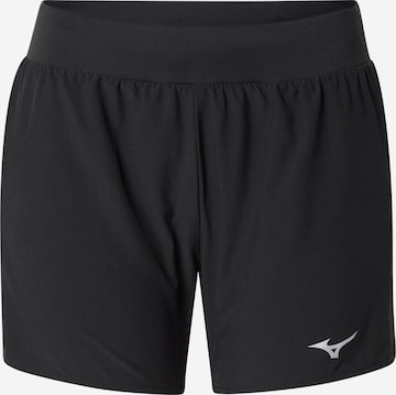 MIZUNO Loose fit Workout Pants 'Alpha' in Black: front