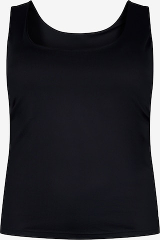 Zizzi - Top 'ODY' em preto: frente