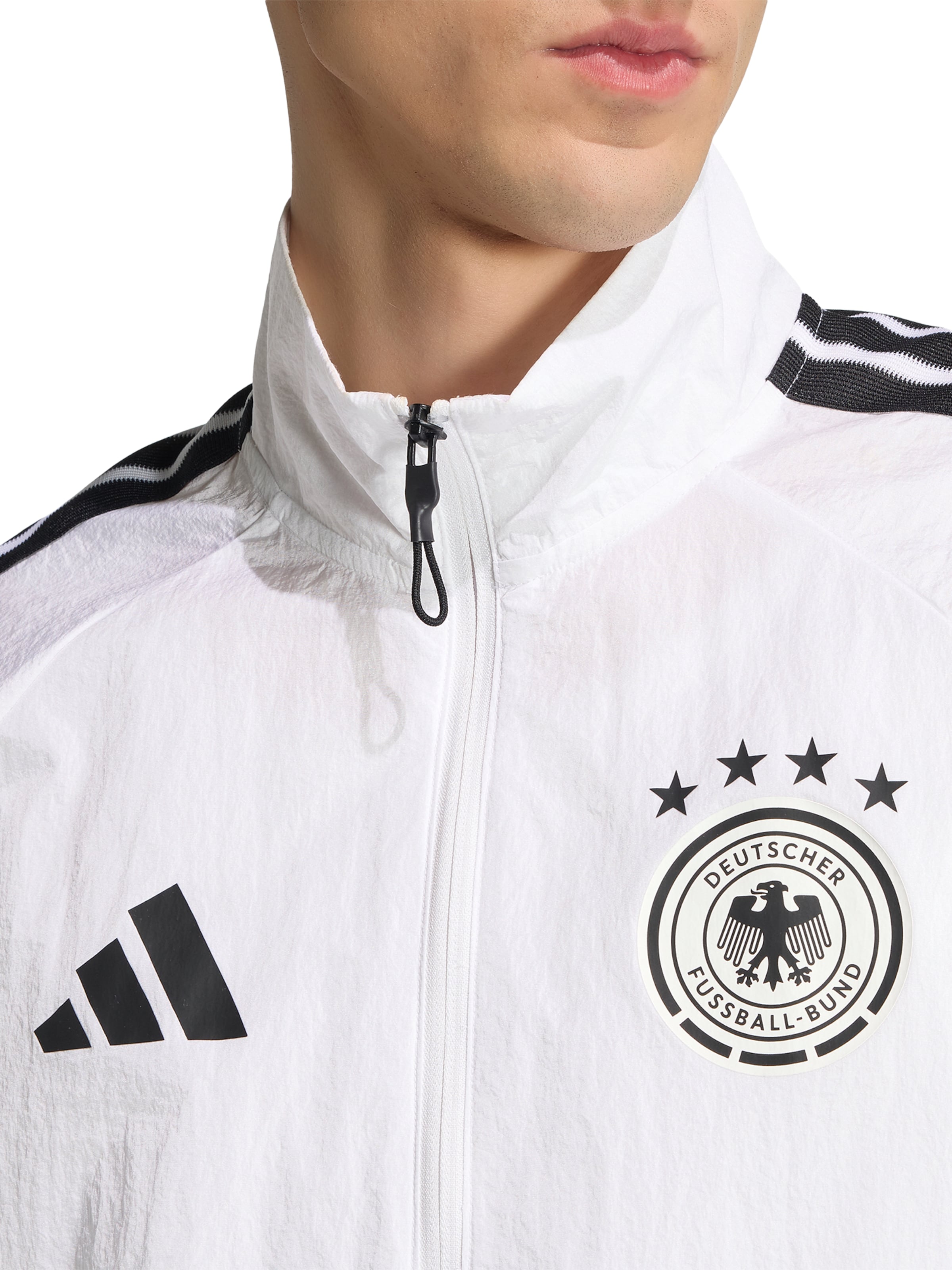 ADIDAS PERFORMANCE Athletic Jacket in White