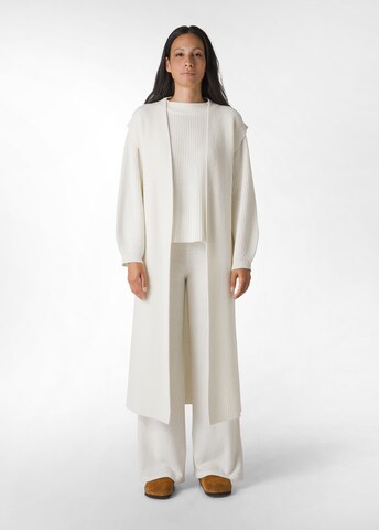 DEHA Gebreid vest in Wit: voorkant