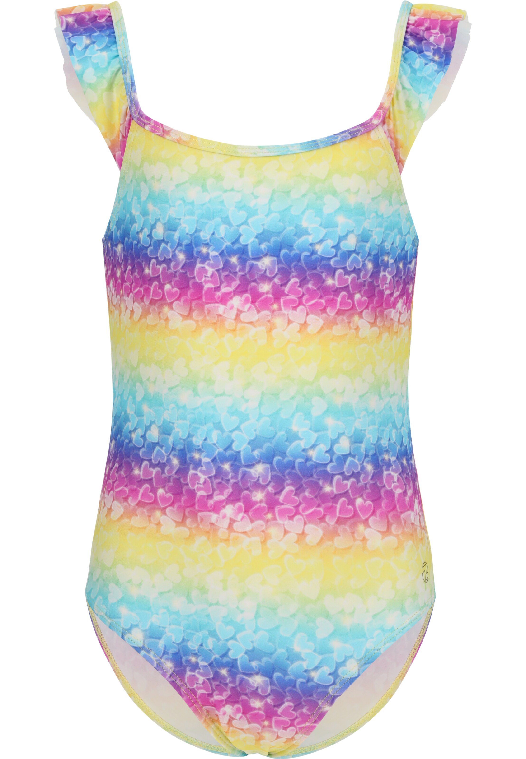 ZigZag Badeanzug 'Carly' in Mischfarben: Vorderseite