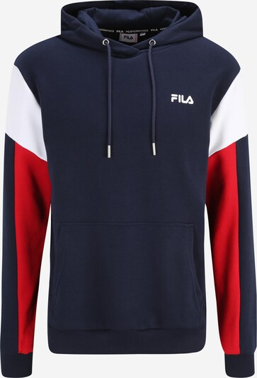 FILA Sweat de sport 'TRUDEN' en bleu marine / rouge / blanc, Vue avec produit