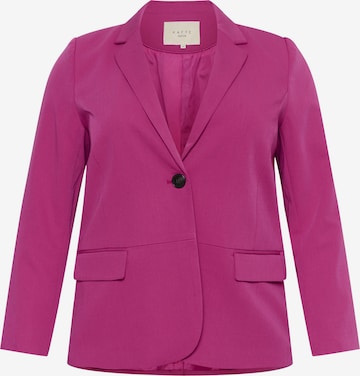 KAFFE CURVE Blazer 'Sakira' i pink: forside