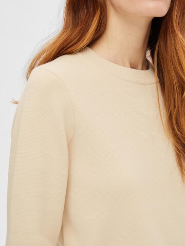 SELECTED FEMME Pullover in Beige