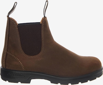 Bottes '585 Chelsea Boot Waxed Nubuk Leather Teak' Blundstone en marron : devant