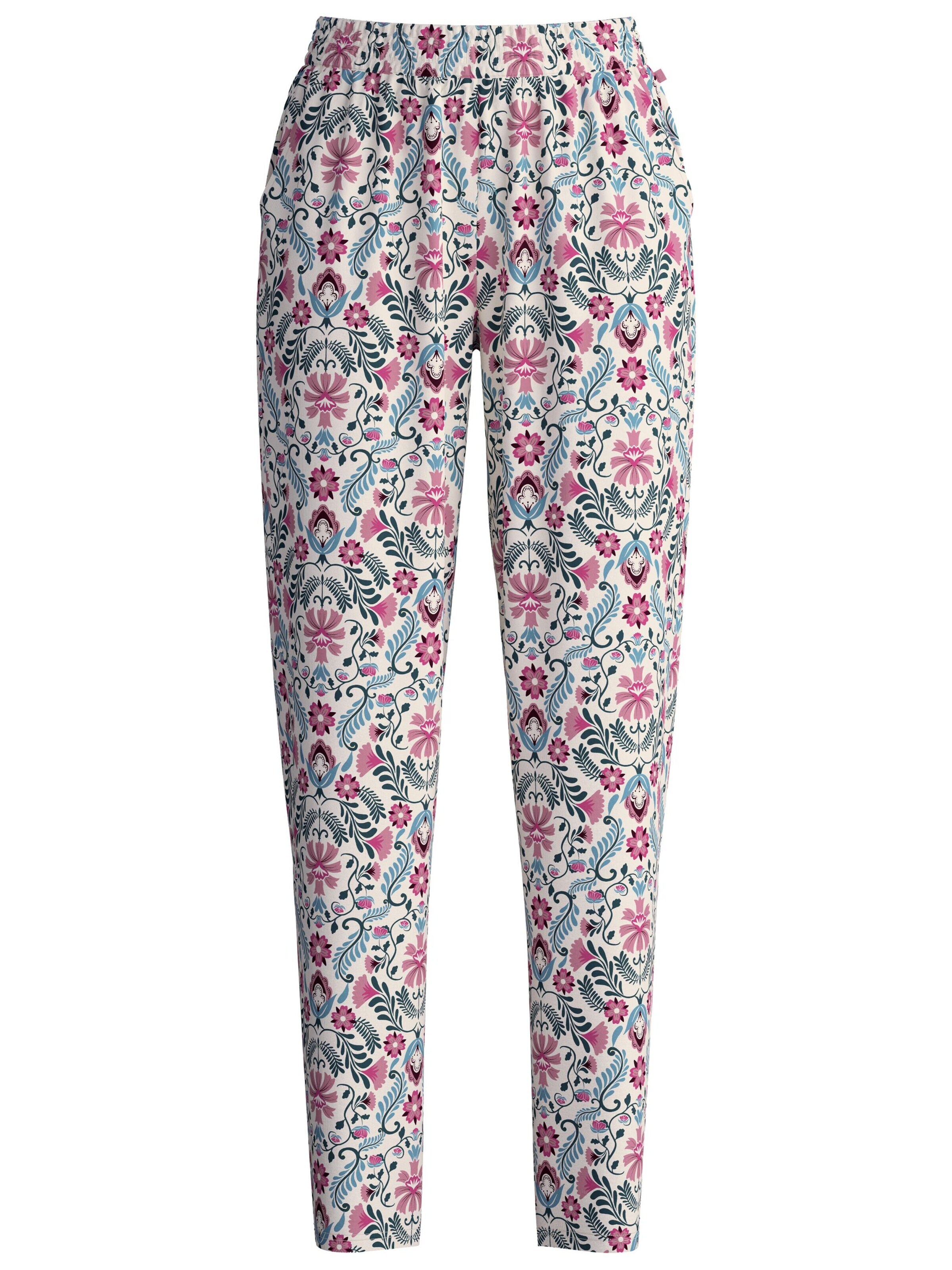 CALIDA Pyjamahose 'Favourites Botanic'‌‌‌‌‌‌‌ in Lila: Vorderseite