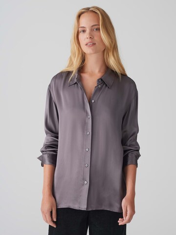 OPUS Blouse 'Fenzy' in Grijs: voorkant