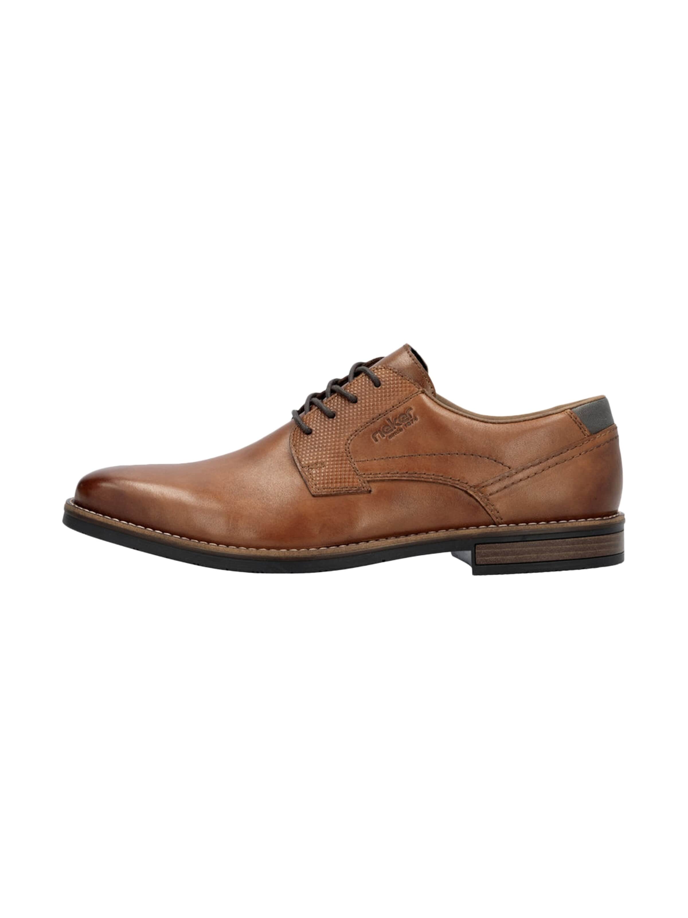 Rieker - Zapatos con cordón en marrón: frente