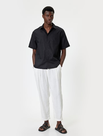 Koton Regular fit Button Up Shirt in Black