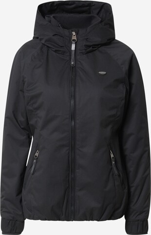 Ragwear Between-Season Jacket 'Dizzie' in Black: front