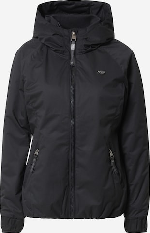 Ragwear Between-season jacket 'Dizzie' in Black: front