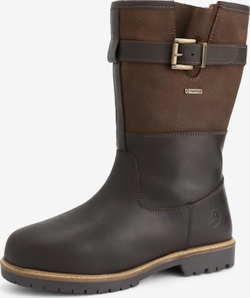 Bottes Travelin en marron : devant