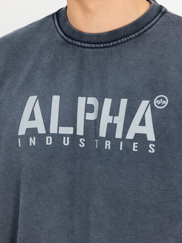 ALPHA INDUSTRIES Sweatshirt 'Stencil' in Blau: Vorderseite