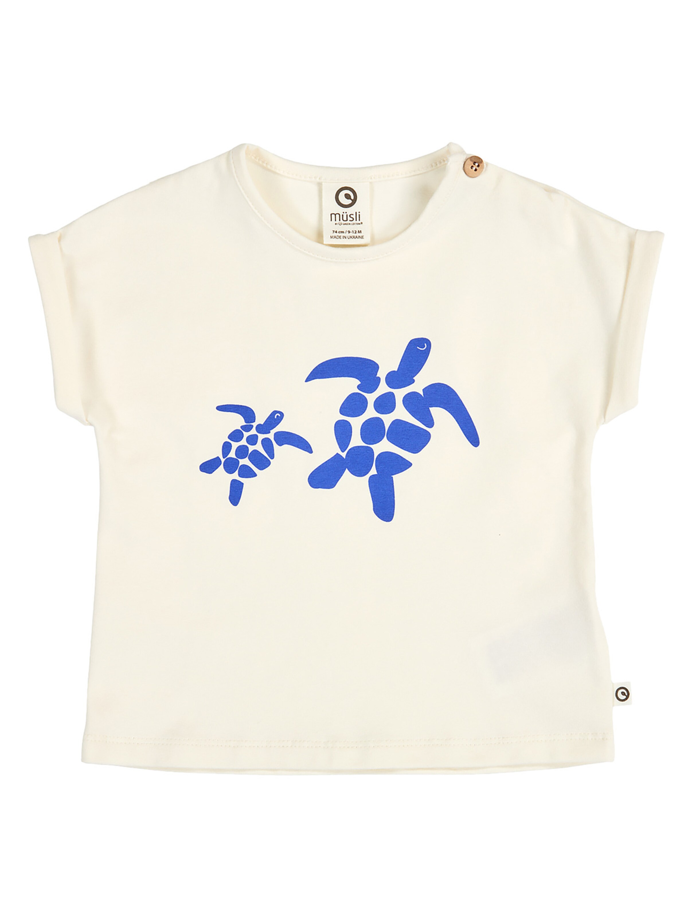T-Shirt Müsli en beige : devant
