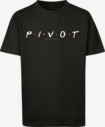 T-Shirt 'Friends pivot' F4NT4STIC en noir : devant