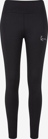 Karl Kani Skinny Leggings in Zwart: voorkant