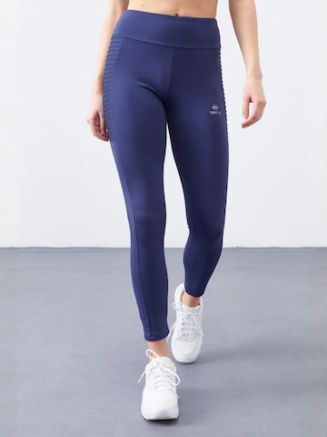 Tommy Life - Skinny Leggings em azul: frente