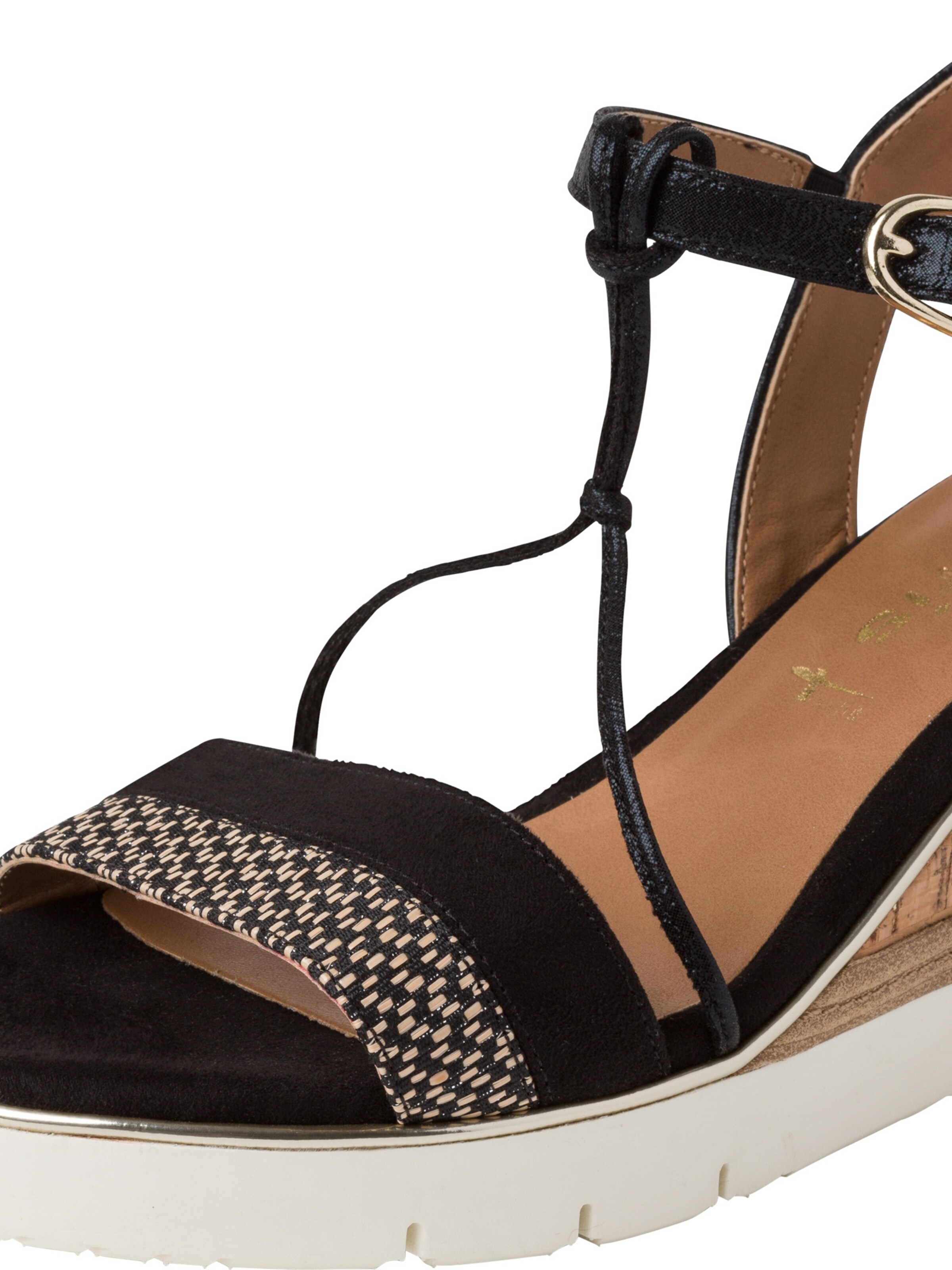 TAMARIS Sandaal in Zwart | ABOUT YOU