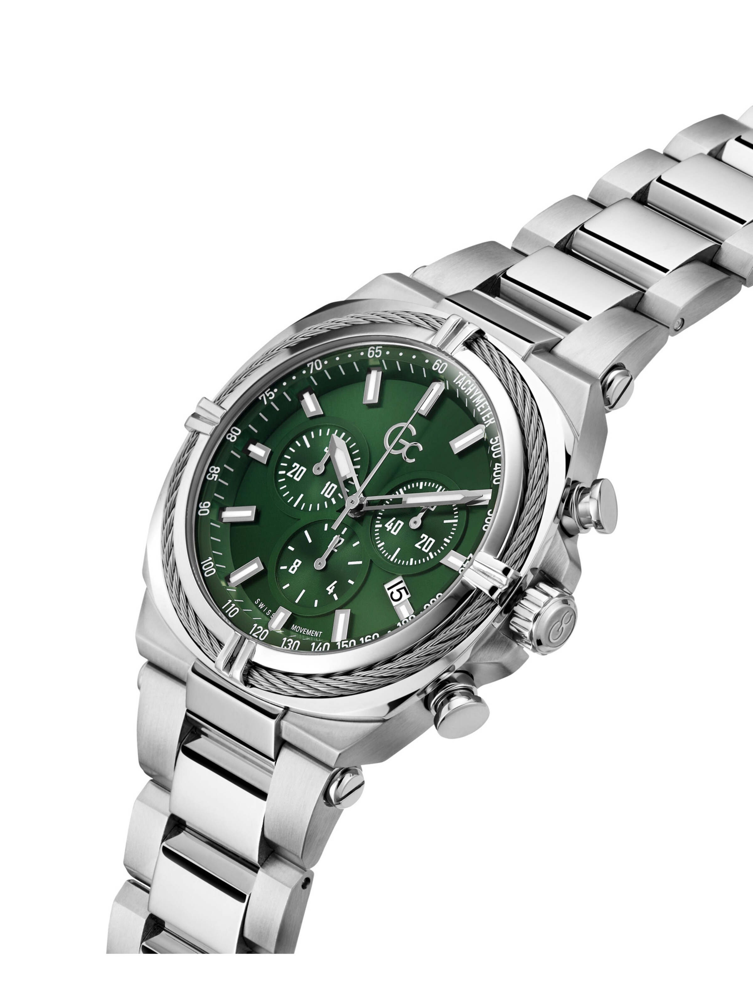 Gc Analogt ur 'Gc IronClass' i sølv