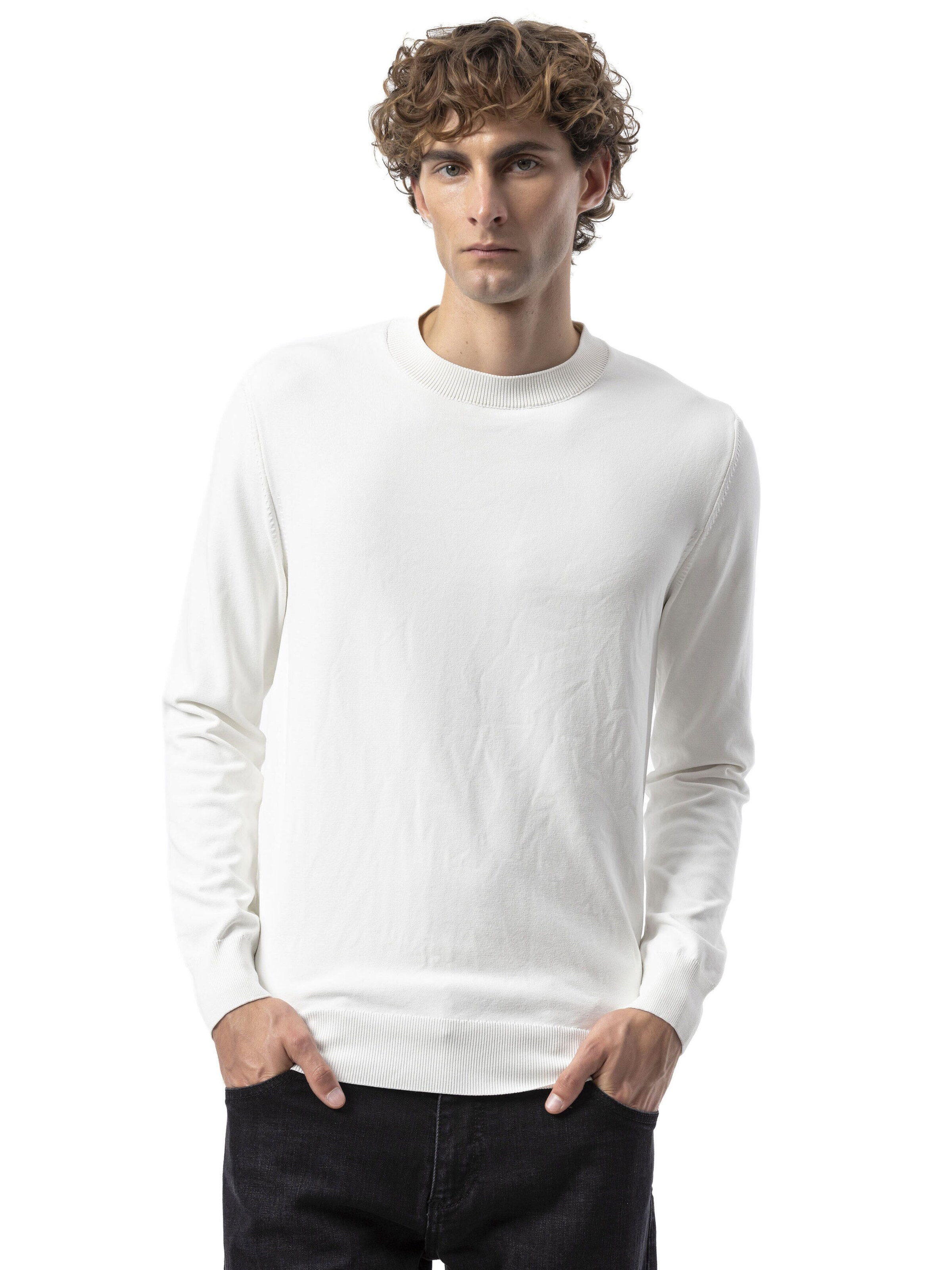 BEYRO Pullover 'BP206' in Beige