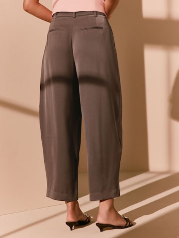 Barrel Pantalon à pince Next en marron
