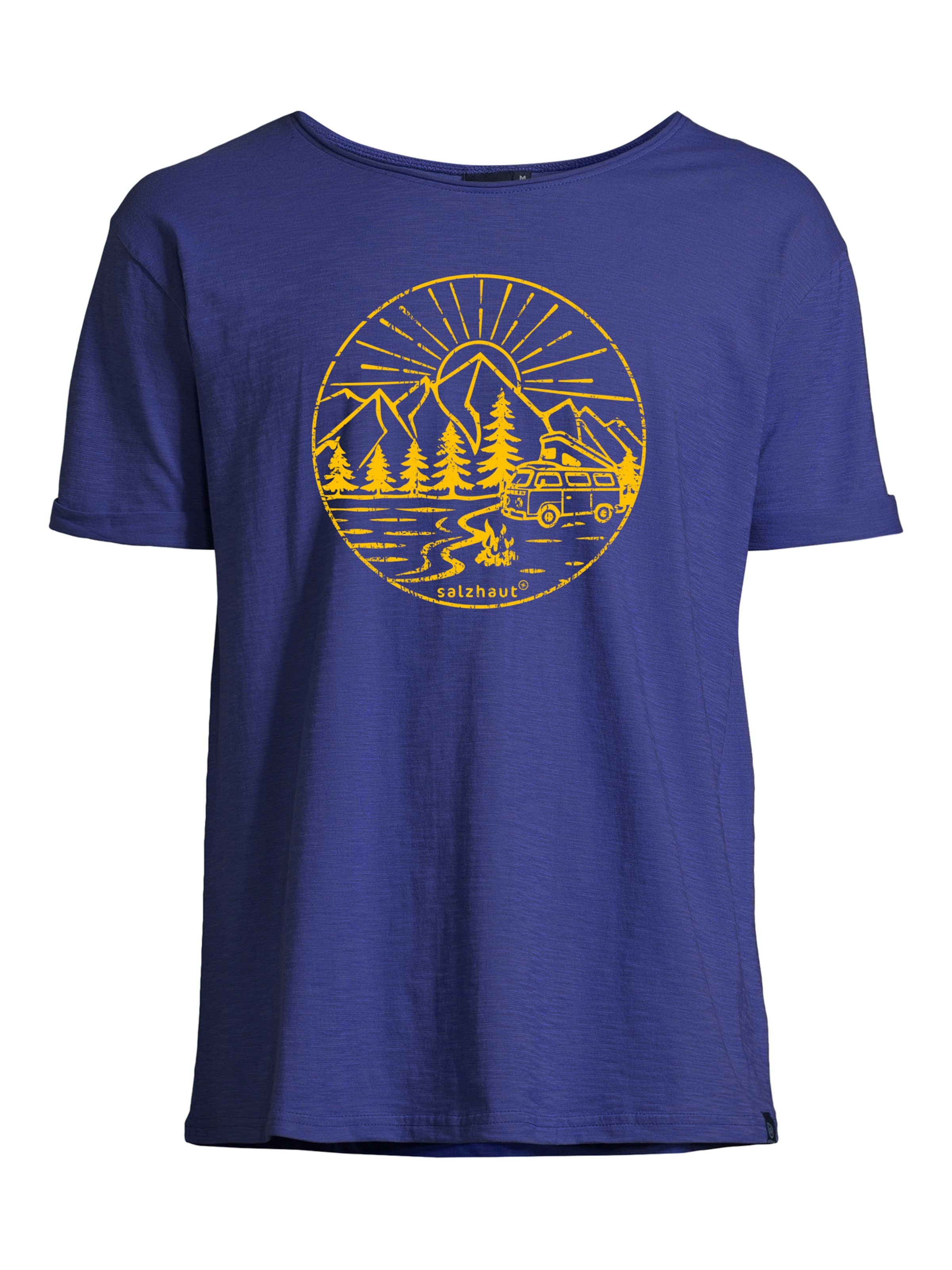 salzhaut Shirt 'Kimm - Camper' in Purple: front