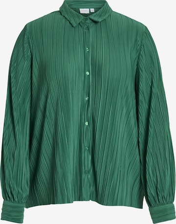 EVOKED Blouse in Groen: voorkant