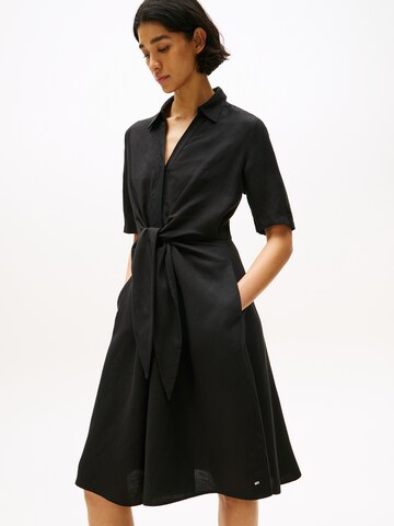 TOMMY HILFIGER Blousejurk in Zwart: voorkant