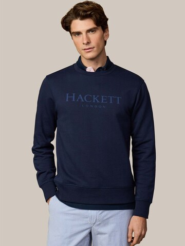 Felpa ' HERITAGE ESS CREW ' di Hackett London in blu: frontale