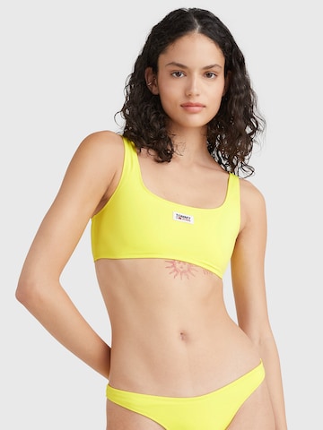 Bustier Hauts de bikini Tommy Hilfiger Underwear en jaune : devant