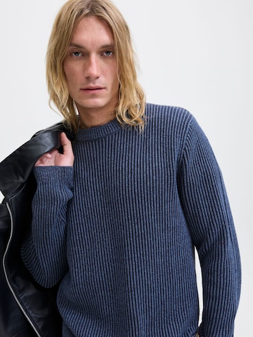 JACK & JONES Sweater 'JJEDover' in Blue