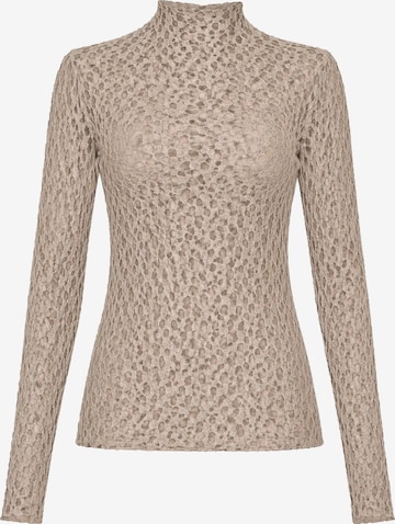 SASSYCLASSY Shirt in Grey: front