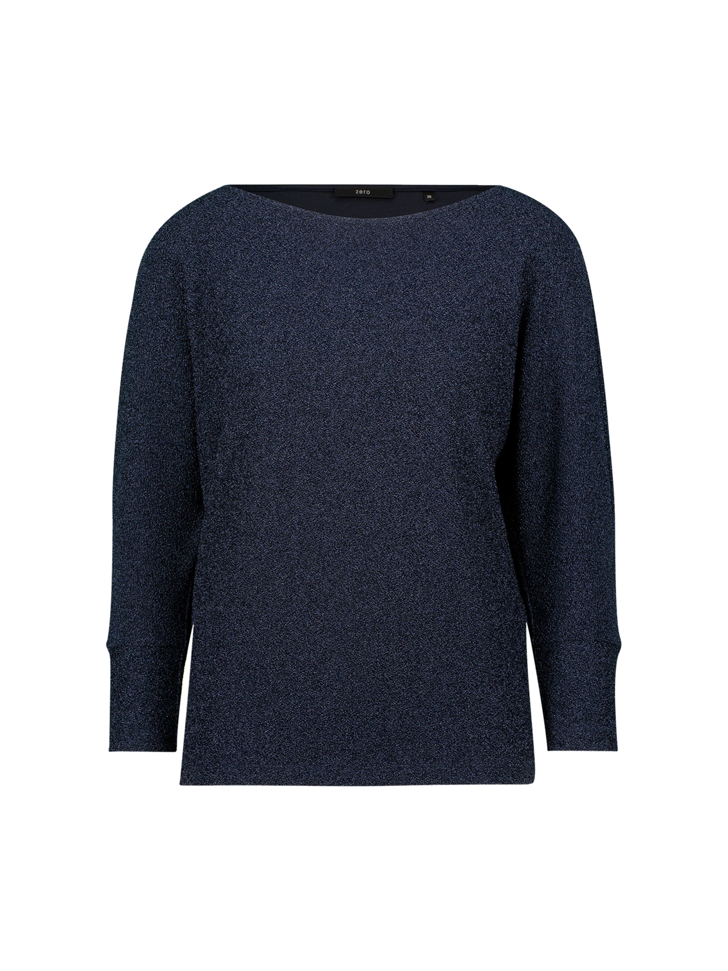 zero Shirt in Blau: Vorderseite