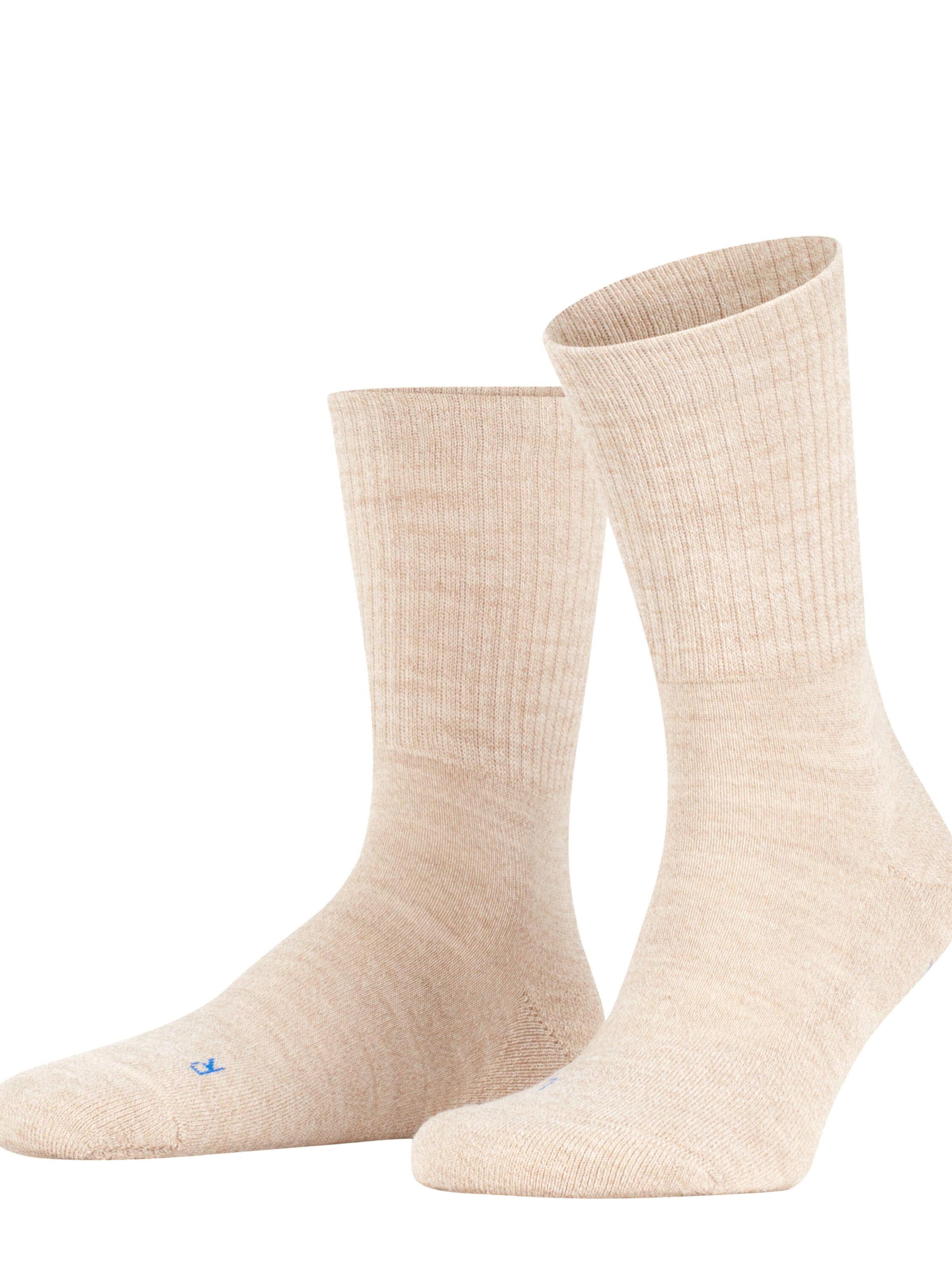 FALKE Socks 'Walkie Light' in Beige: front
