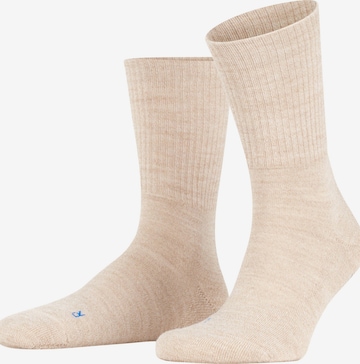 FALKE Socks 'Walkie Light' in Beige: front