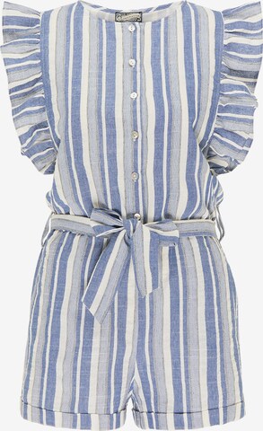 DreiMaster Vintage Jumpsuit in Blauw: voorkant