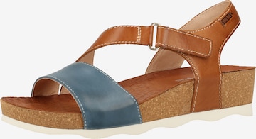 PIKOLINOS Strap Sandals in Brown: front