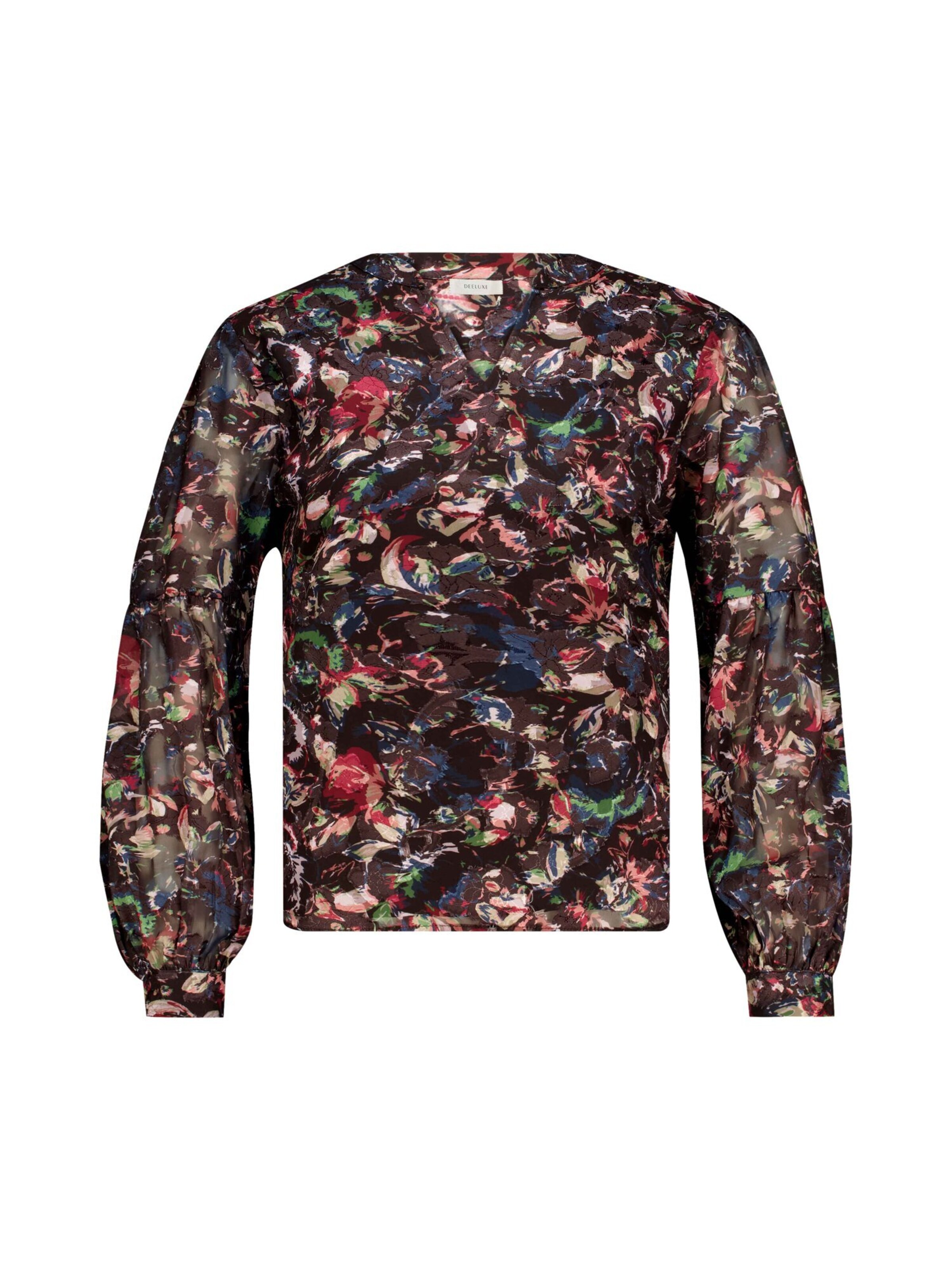 Deeluxe Blouse in Zwart: voorkant