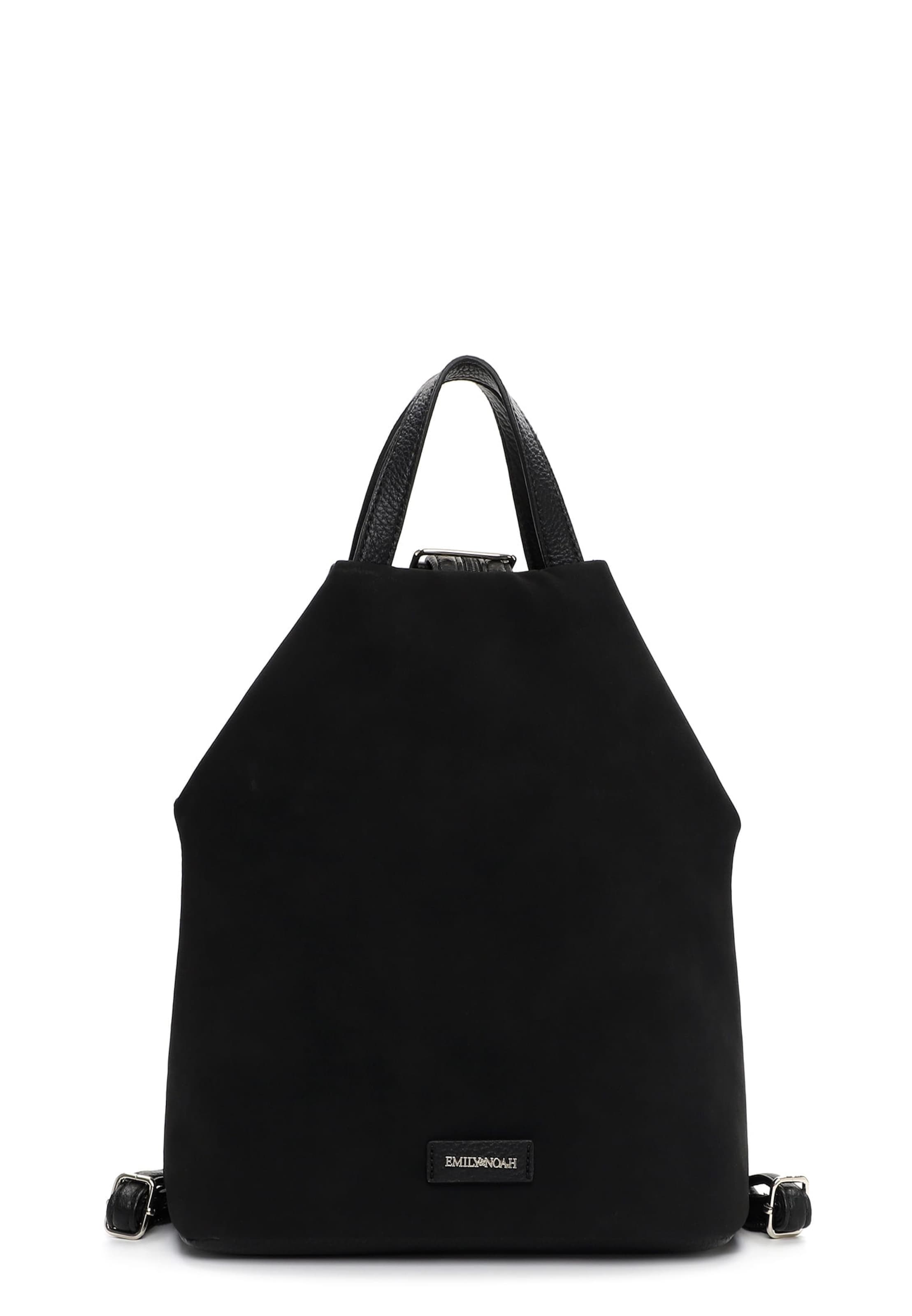 Sac à dos 'Jeanna' Emily & Noah en noir : devant