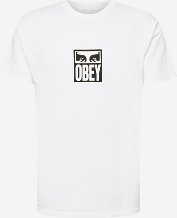 Obey T-Shirt in Weiß: predná strana