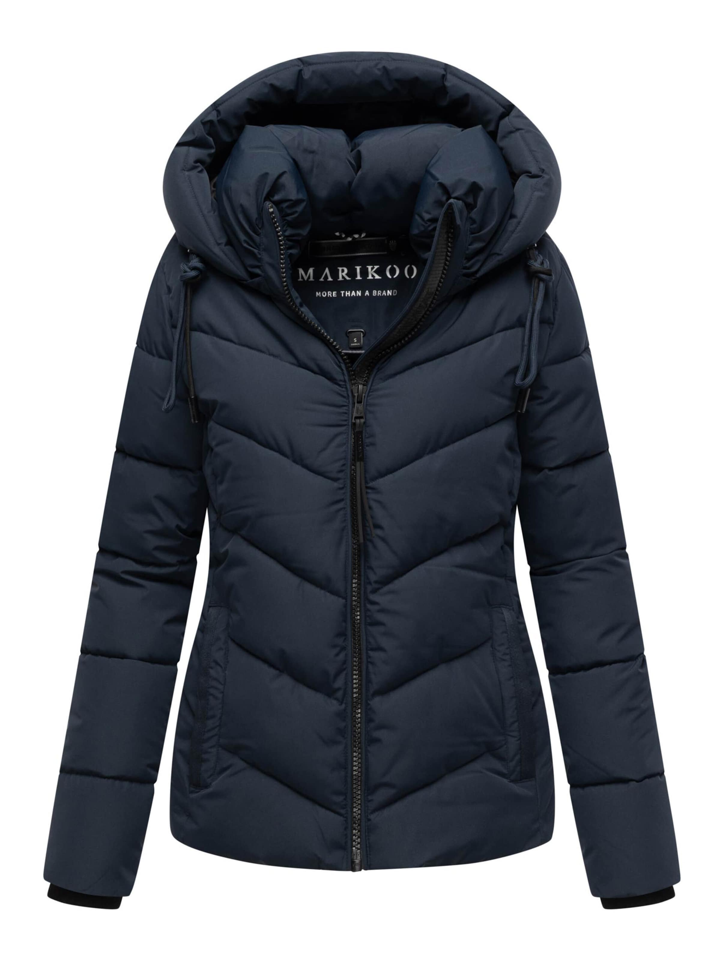 MARIKOO Winter jacket 'Sahnemausii' in Blue: front