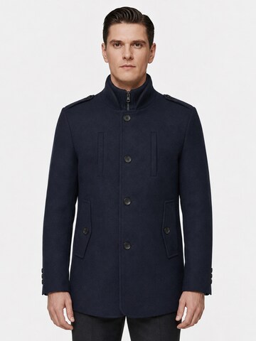 ALLTHEMEN Winter Coat 'Winterruhe' in Blue