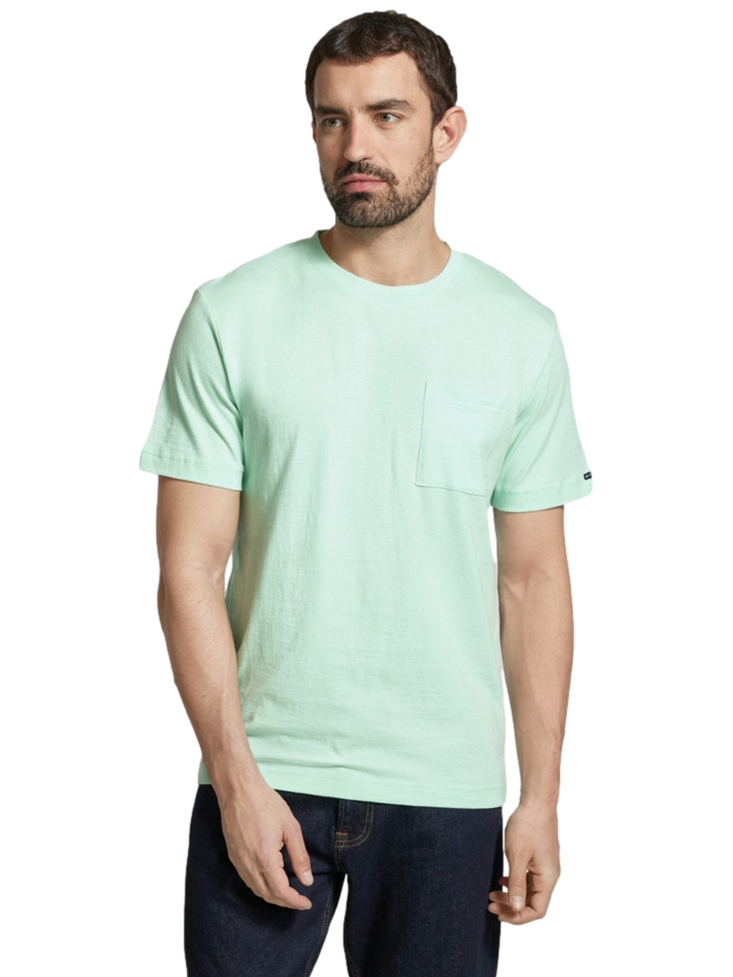 TOM TAILOR Shirt in Groen: voorkant