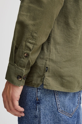 !Solid Comfort fit Button Up Shirt 'Sdalan' in Green