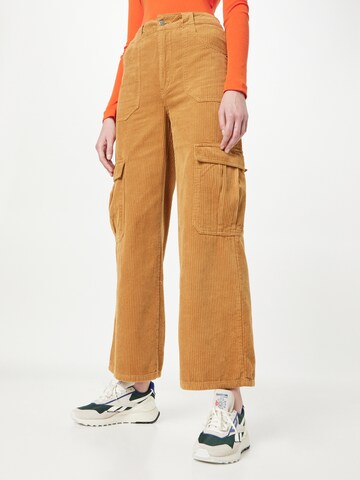 NEON & NYLON Cargobroek 'LASH' in Oranje: voorkant